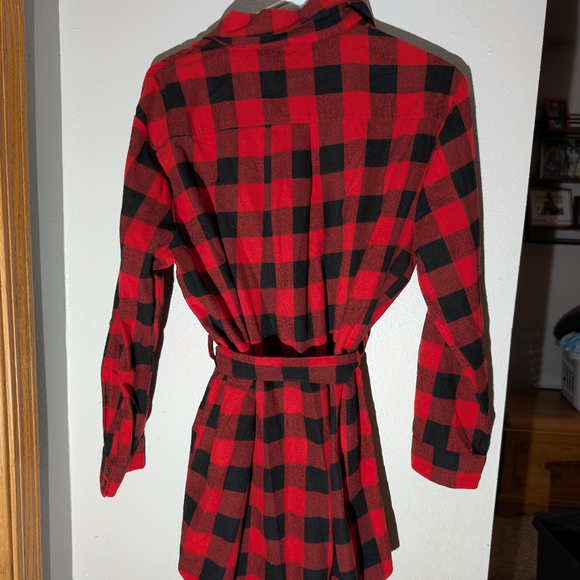 Agnes & Dora Red and Black Buffalo Plaid Top - Picture 2 of 3